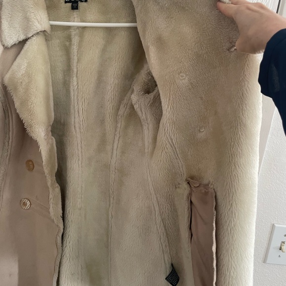 Bebe faux fur long sleeve jacket - gently used - Picture 6 of 7